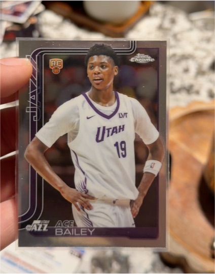 2025-26 Topps Chrome #255 Ace Bailey — front