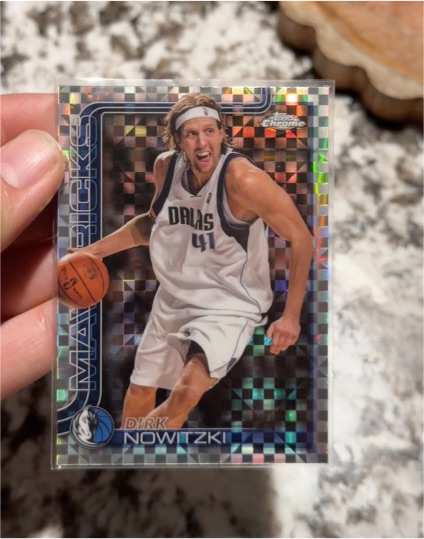 2025-26 Topps Chrome #246 Dirk Nowitzki — front