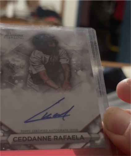 2023 Bowman Sterling #PA-CR Ceddanne Rafaela — front