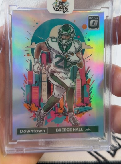 2024 Panini Donruss Optic #22 Breece Hall Downtown — front