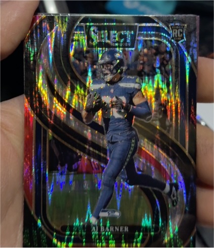 2024 Panini Select #103 AJ Barner — front