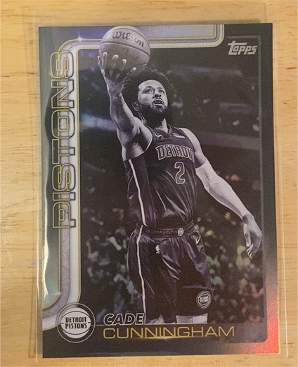 2025-26 Topps #40 Cade Cunningham — front