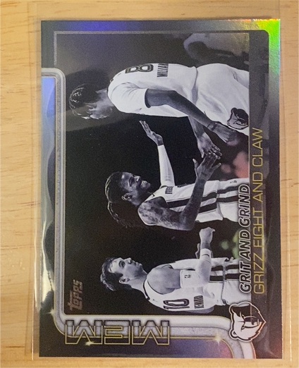2025-26 Topps #298 Grit and Grind: Grizz Fight and Claw — front