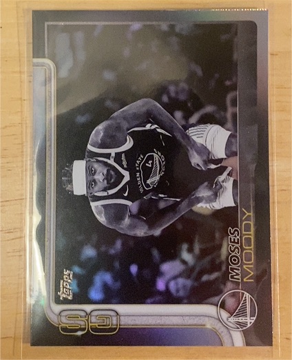 2025-26 Topps Blackout #140 Moses Moody — front