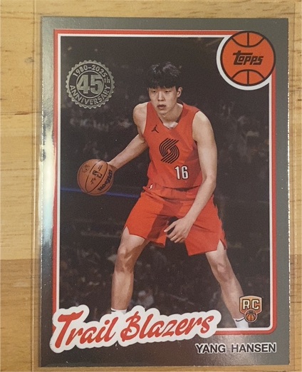 2025 Topps 1980-81 #80BK-62 Yang Hansen — front