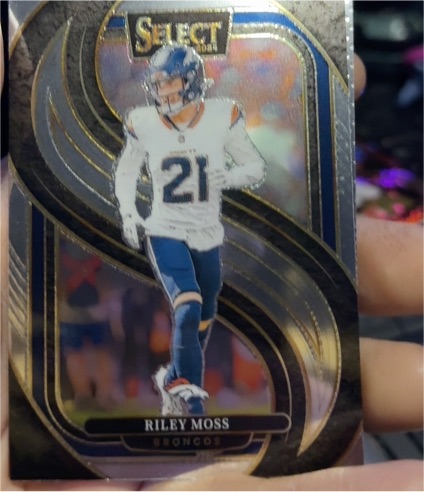 2024 Panini Select #190 Riley Moss Denver Broncos — front