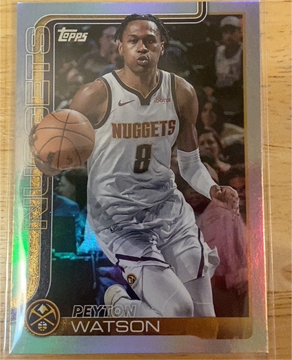 2025-26 Topps #106 Peyton Watson — front