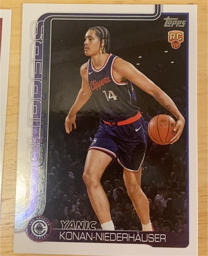 2025-26 Topps #230 Yanic Konan-Niederhäuser — front