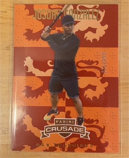 2025 Panini Crusade #82 Josuar Gonzalez — front