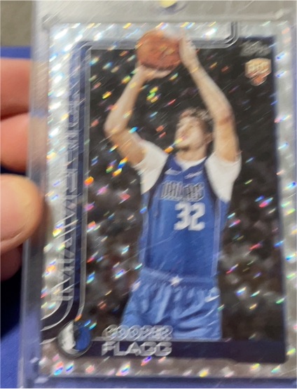 2025 Topps Basketball Series 1 #201 Cooper Flagg — front