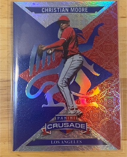 2025 Panini Crusade #23 Christian Moore — front