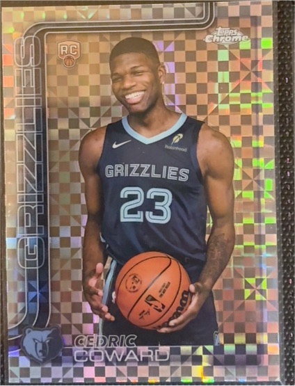 2025-26 Topps Chrome #261 Cedric Coward — front