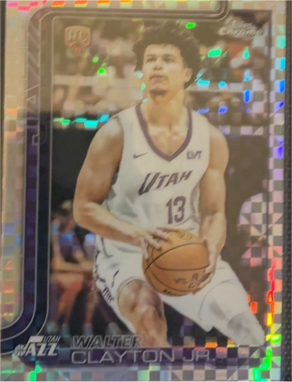 2025-26 Topps Chrome #268 Walter Clayton Jr. — front