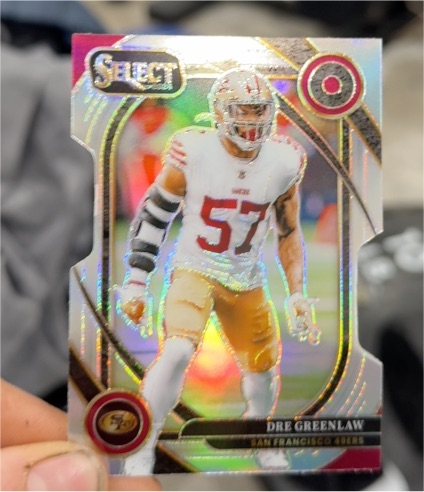 2024 Panini Select Club Level Silver Prizm Die-Cut #252 Dre Greenlaw — front