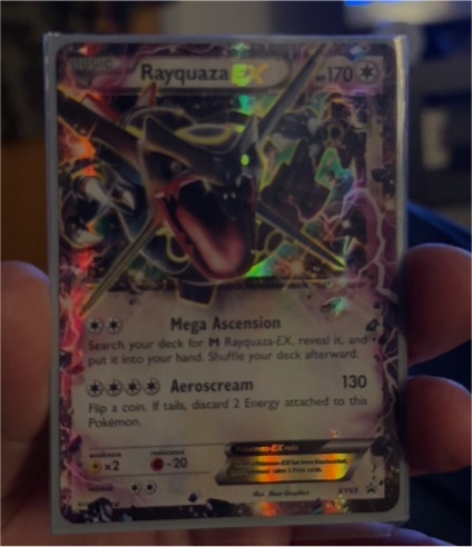 2015 Pokémon TCG Rayquaza EX #XY69 — front