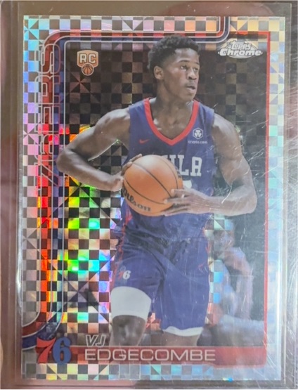 2025-26 Topps Chrome #253 VJ Edgecombe — front