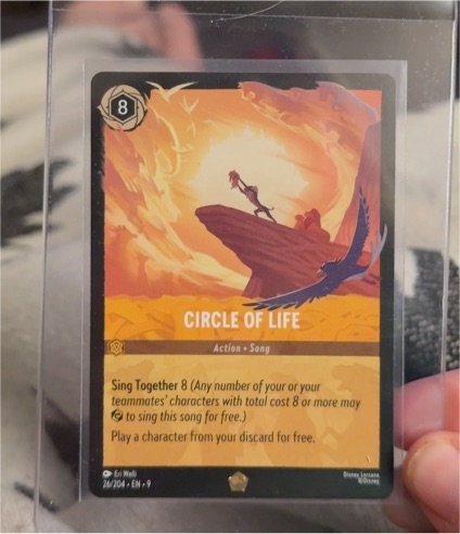 2025 Disney Lorcana #26 Circle of Life — front