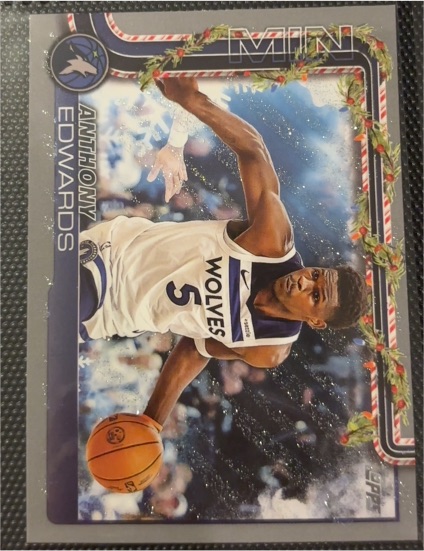 2025-26 Topps Holiday #H84 Anthony Edwards — front