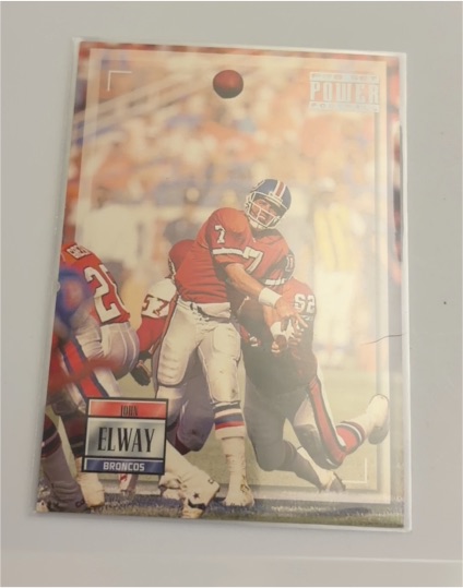 1993 Pro Set Power #7 John Elway — front