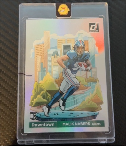 2024 Panini Donruss Downtown #18 Malik Nabers — front