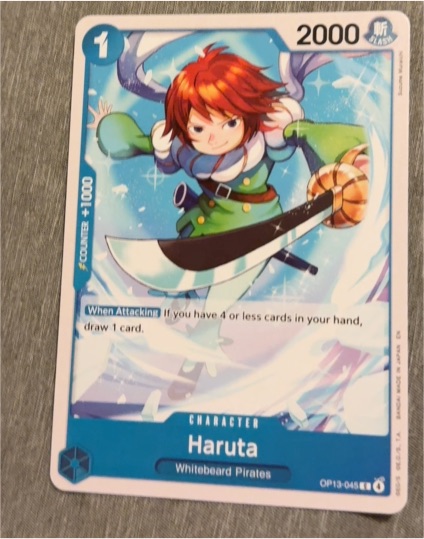 2025 One Piece Card Game OP13-045 Haruta — front