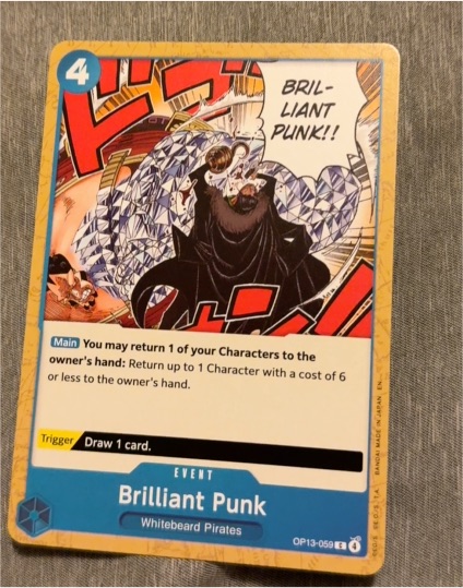 2024 One Piece Card Game #OP13-059 Brilliant Punk — front
