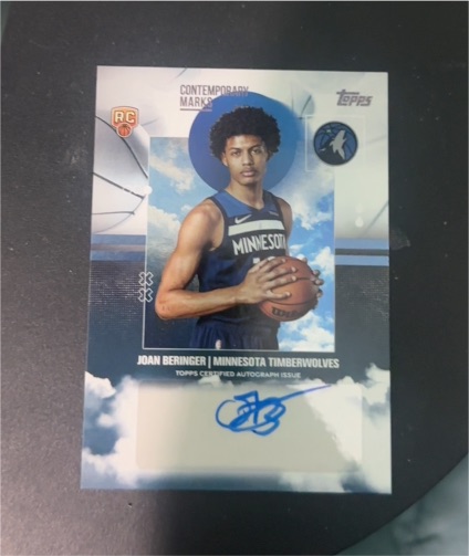 2025-26 Topps Contemporary Marks #CM-JB Joan Beringer — front