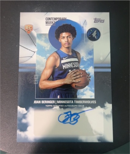 2025-26 Topps Contemporary Marks #CM-JB Joan Beringer — front