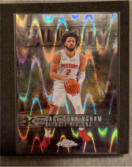 2025-26 Topps Chrome #BD-11 Cade Cunningham Ball of Duty — front