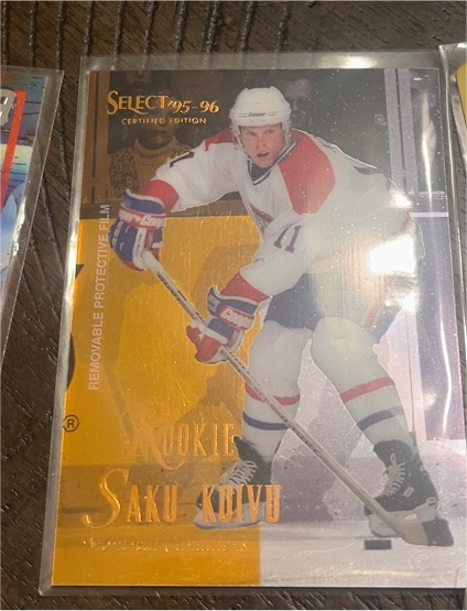 1995-96 Select Certified Edition #117 Saku Koivu Rookie — front