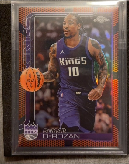2025-26 Topps Chrome #240 DeMar DeRozan — front