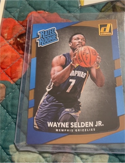 2017-18 Donruss #153 Wayne Selden Jr. Rated Rookie — front