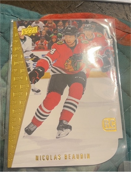 2019-20 Upper Deck Rookie Tribute Die-Cuts #RDT-4 Nicolas Beaudin — front