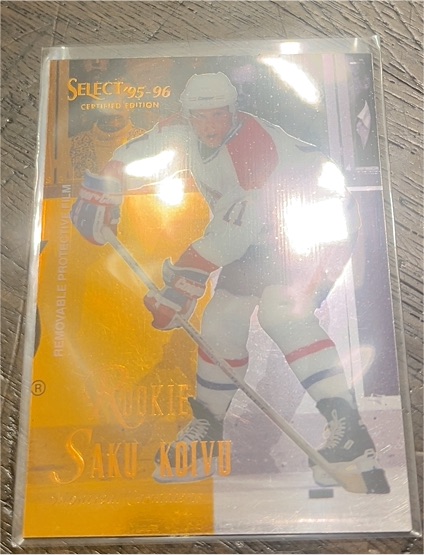 1995-96 Select Certified Edition Rookie Saku Koivu — front