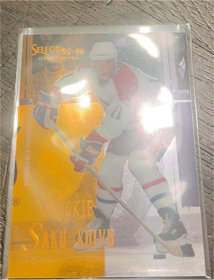 1995-96 Select Certified Edition #117 Saku Koivu Rookie Montreal Canadiens — front