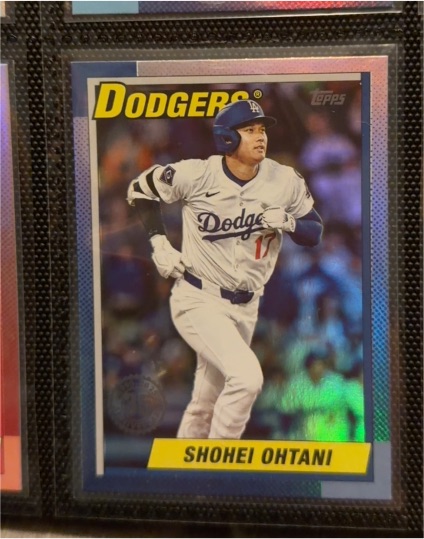 2025 Topps Update Series 1990 Topps Baseball #U90-33 Shohei Ohtani — front