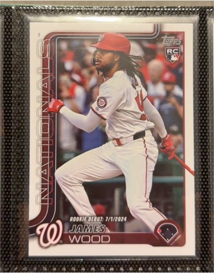 2025 Topps Update #US218 James Wood — front
