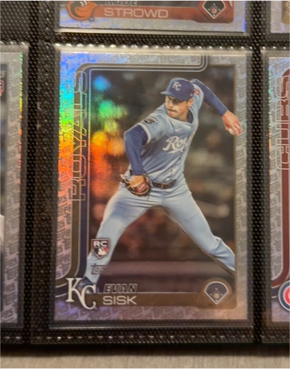 2025 Topps Update #US176 Evan Sisk — front