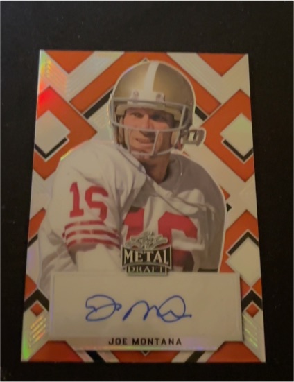 2022 Leaf Metal Draft Joe Montana — front