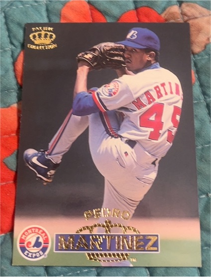 1996 Pacific Crown Collection #123 Pedro Martinez — front