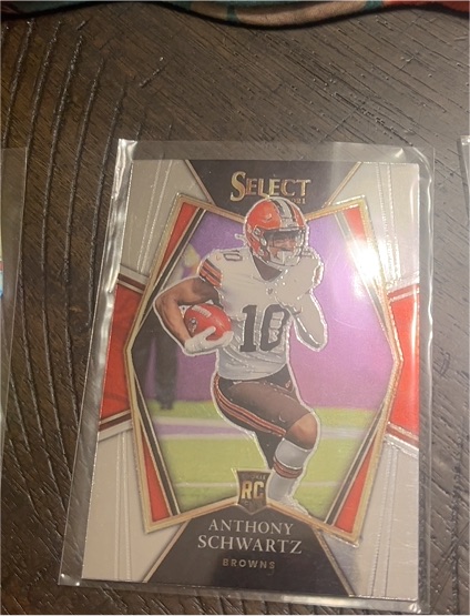 2021 Panini Select #170 Anthony Schwartz Premier Level Die-Cut — front