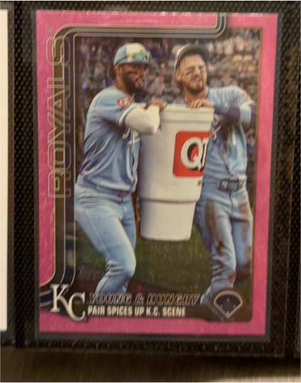 2025 Topps Update #US209 Bobby Witt Jr. & MJ Melendez — front