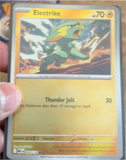 2020 Pokemon ME01: Mega Evolution #049 Electrike — front