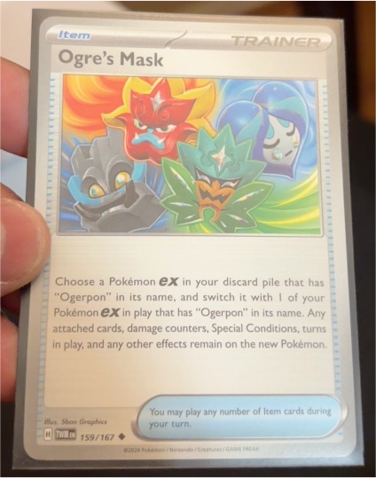 2024 Pokémon Twilight Masquerade #159 Ogre's Mask — front