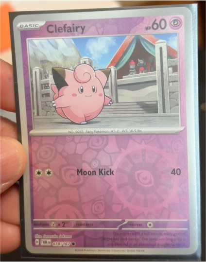 2023 Pokémon SV06: Twilight Masquerade #078 Clefairy — front