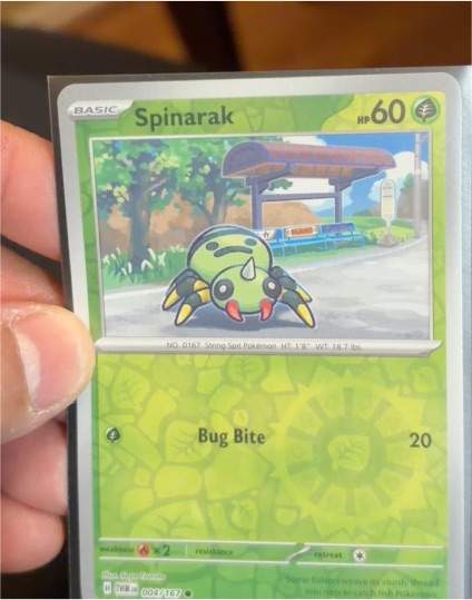 2024 Pokémon SV06: Twilight Masquerade #004 Spinarak — front