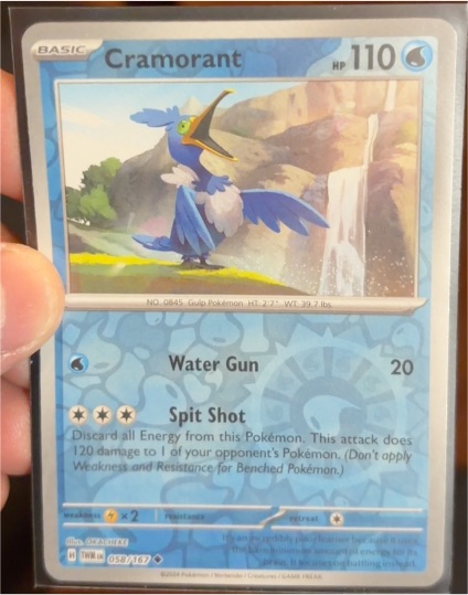 2022 Pokemon SV06: Twilight Masquerade #058 Cramorant — front
