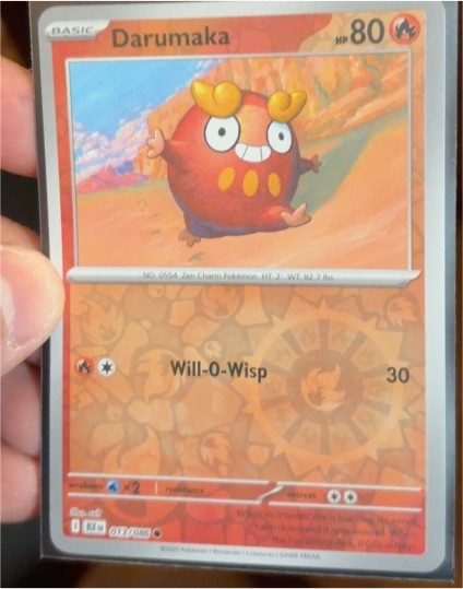 2023 Pokémon SV: Black Bolt #013 Darumaka — front