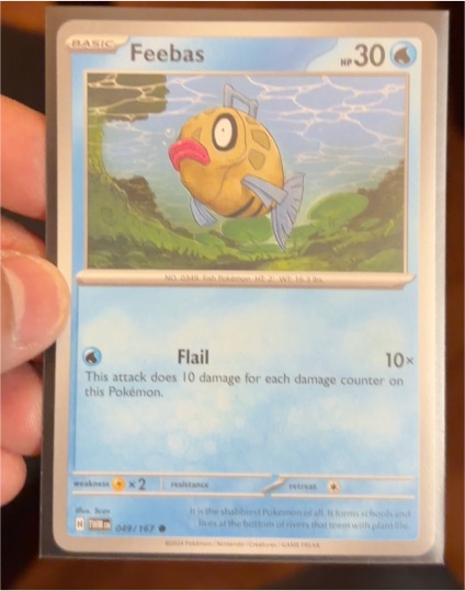 2024 Pokémon SV06: Twilight Masquerade #049 Feebas — front