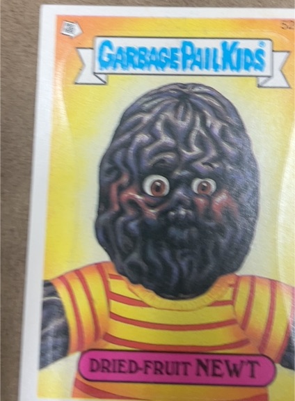1988 Topps Garbage Pail Kids Series 13 #528b Dried-Fruit Newt — front